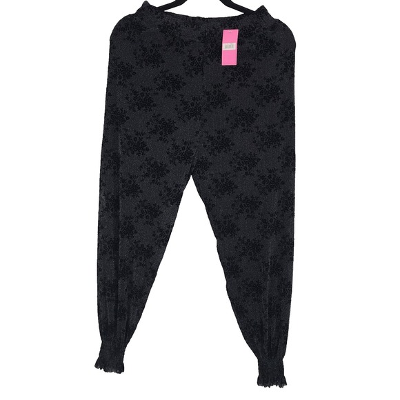 Leggings Park Pants - LEGGINGS PARK Sheer Pants Pull On Womens One Size